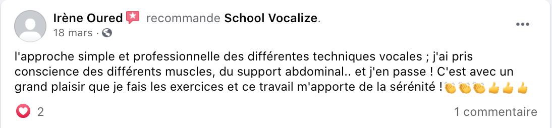 Irène school vocalize avis 2021 03 18