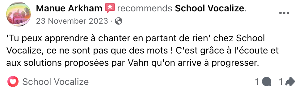 sv Manue avis facebook 2023